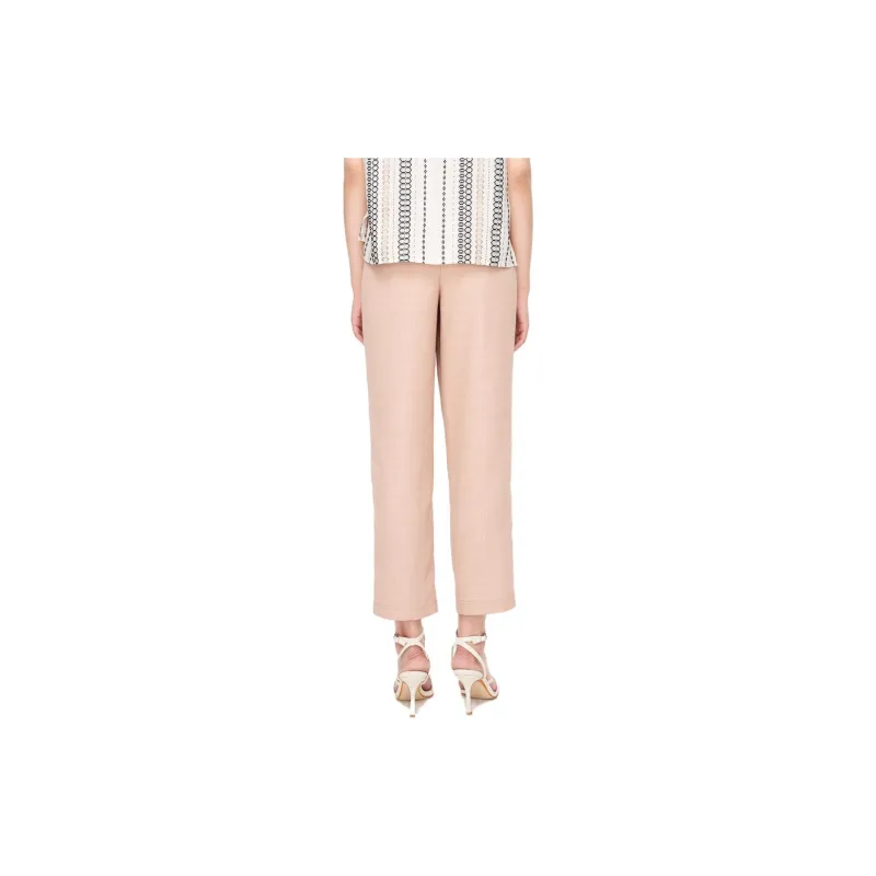 XII BASKET Casual Pants Women's Light Camel-3