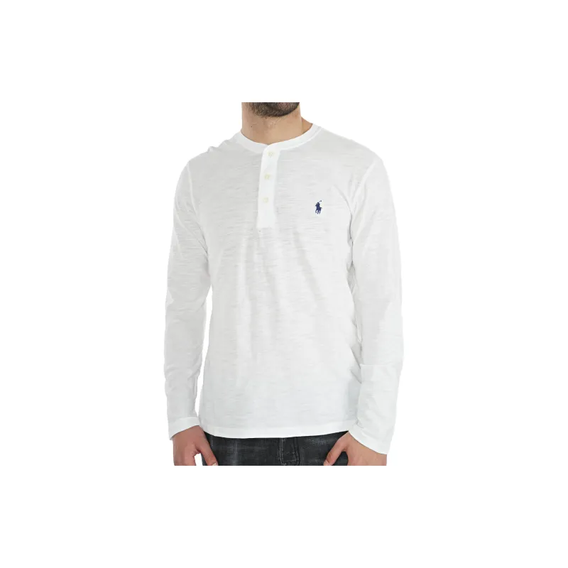 Polo Ralph Lauren Buttoned Long Sleeved T Shirt-1