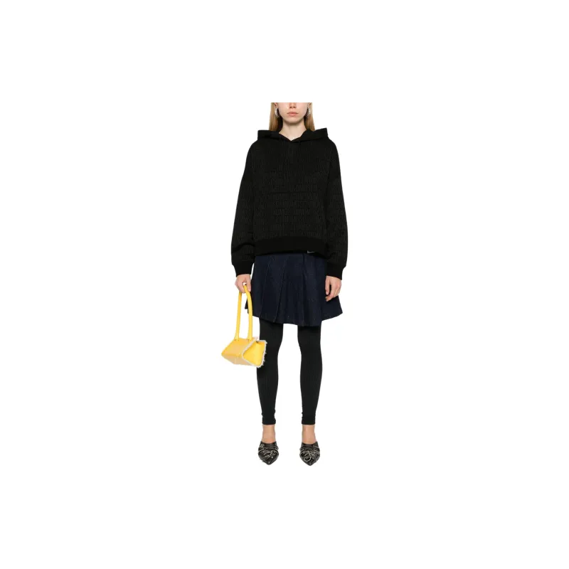 MOSCHINO Monogrammed Drawstring Hoodie-1