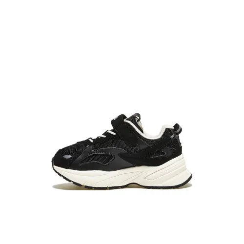 FILA KIDS Slip-Resistant Cushioning Kids Lifestyle Shoes Black White Kids'