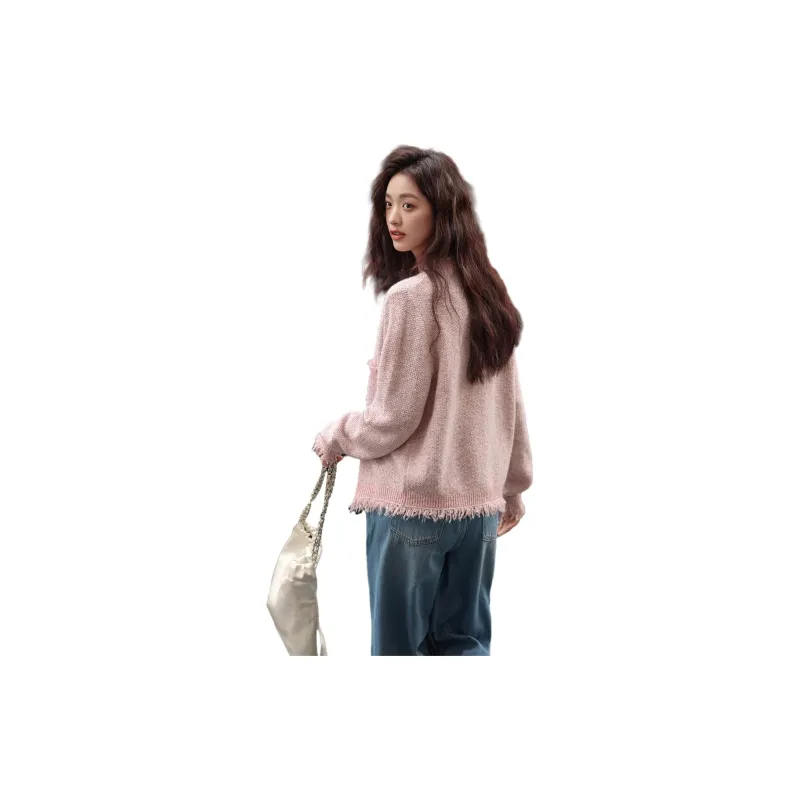 Demana Sweater Women's Sheer Pink-2