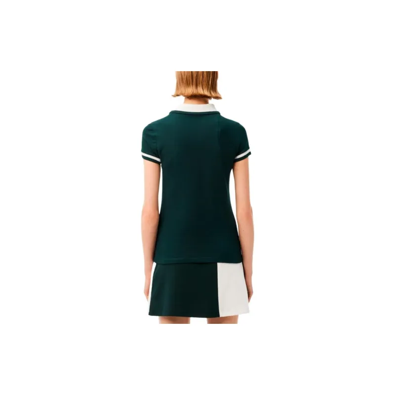 LACOSTE Polo Shirt Women's Green-3