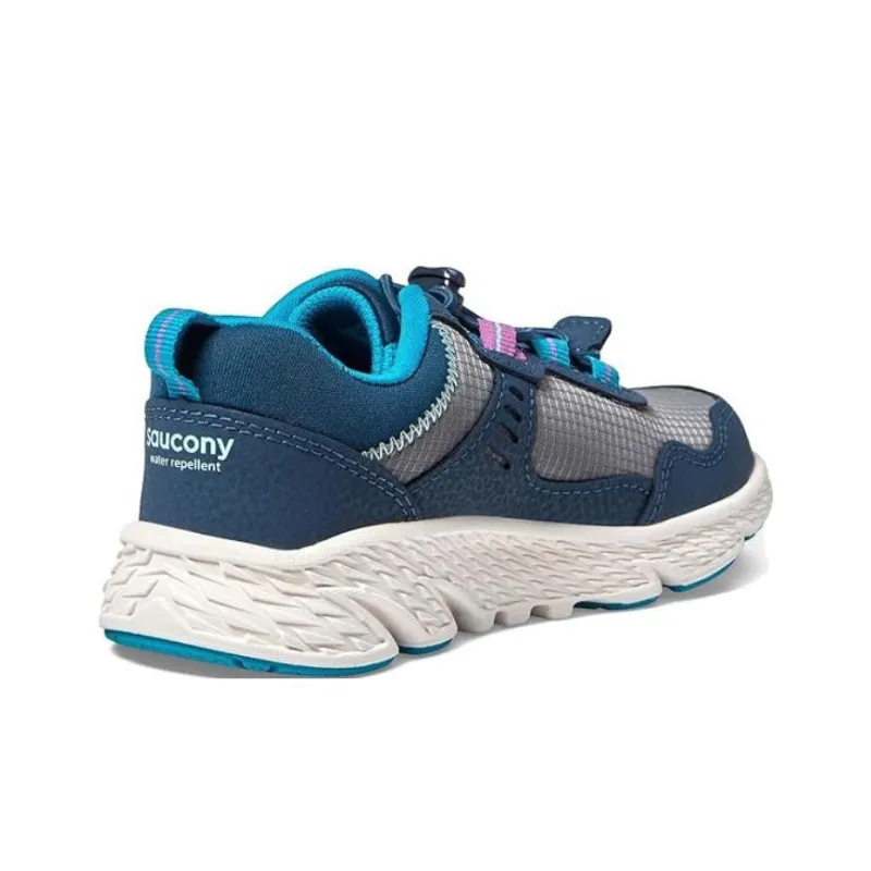 saucony Wind Shield 3.0 Big Kid 'Navy Grey'-2