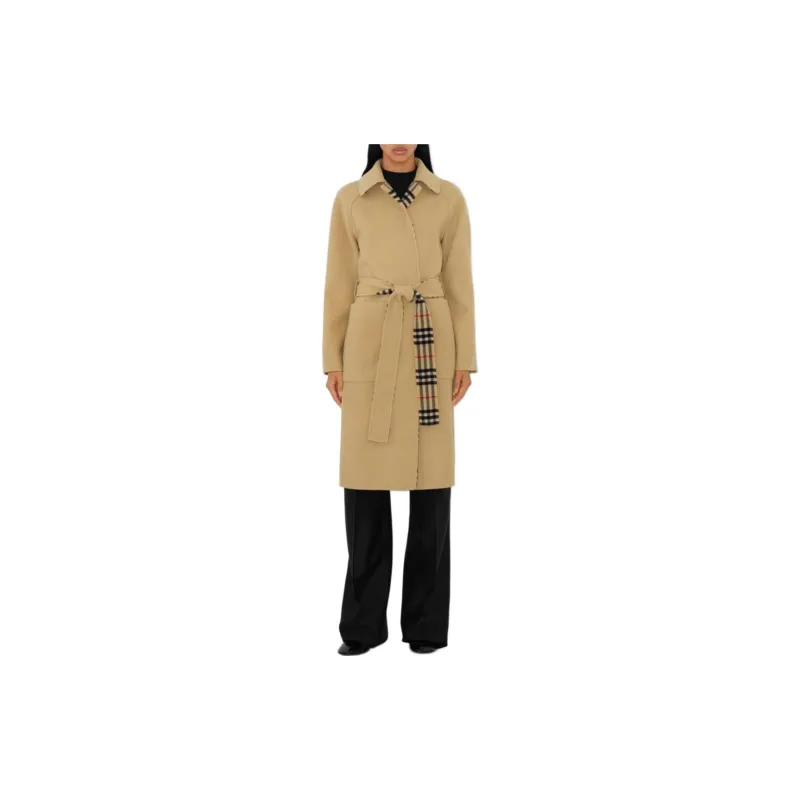 Burberry Check Wool Reversible Coat-3