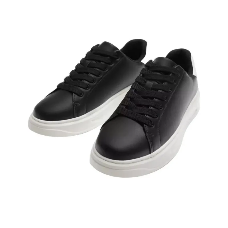 ZARA Low Top Skateboard Shoes Men's Black-2