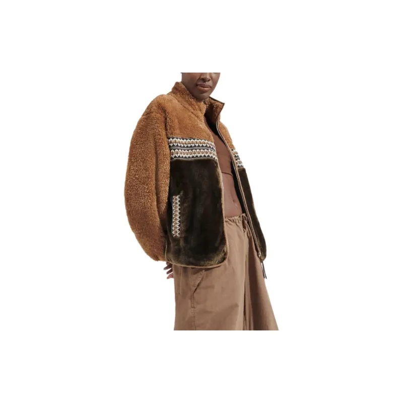 UGG Heritage Braid Marlene Sherpa Jacket-4