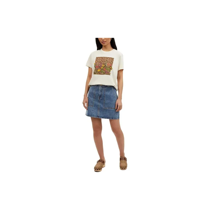 COACH SS24 T Shirt Women's White-2