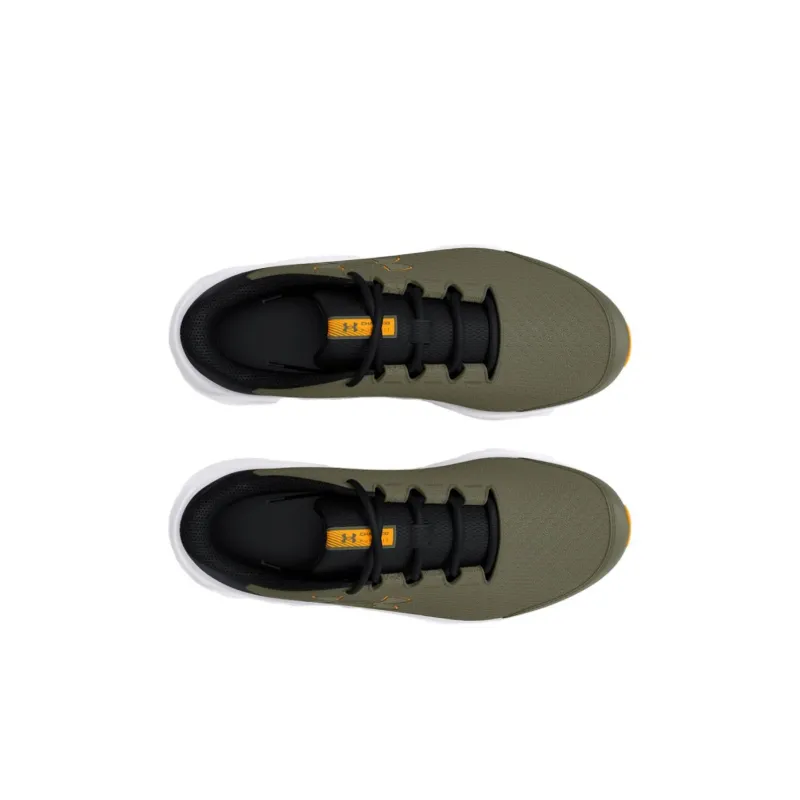 Under Armour Charged Pursuit 3 Wear resistant And Lightweight Low Top Kids' Running Shoes Green Kids'-2