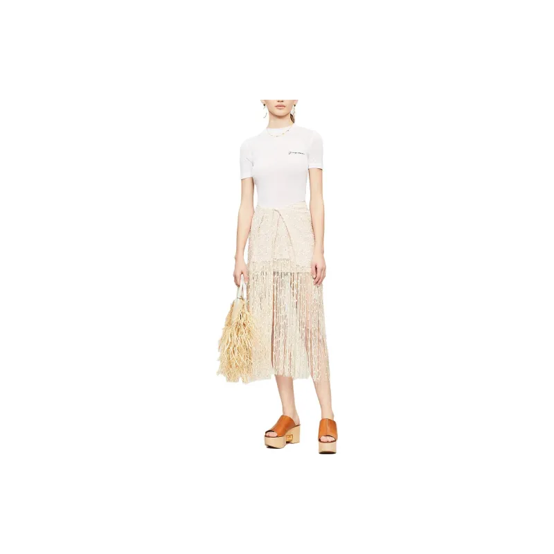 Jacquemus Casual Long Skirts Women's Pink-1