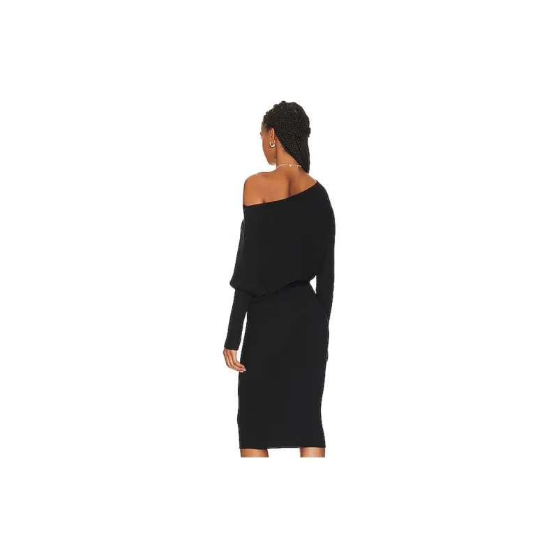 STEVE MADDEN Long-Sleeved Dresses Women's Black-1
