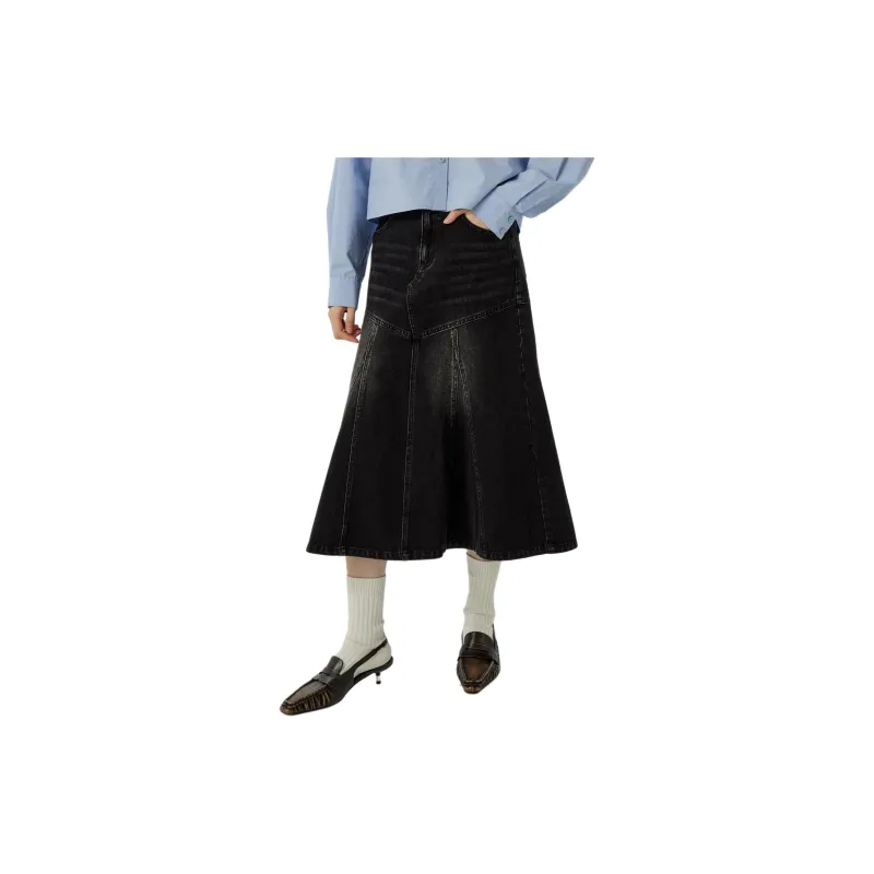 Omont Denim Long Skirts Women's-1