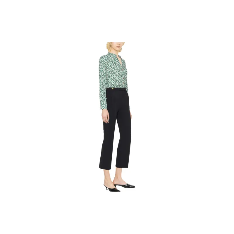 Elisabetta Franchi FW22 Casual Pants Women's Black-2