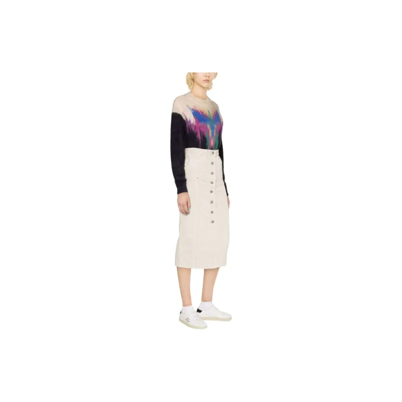 ISABEL MARANT ETOILE Buttoned Midi Skirt-2