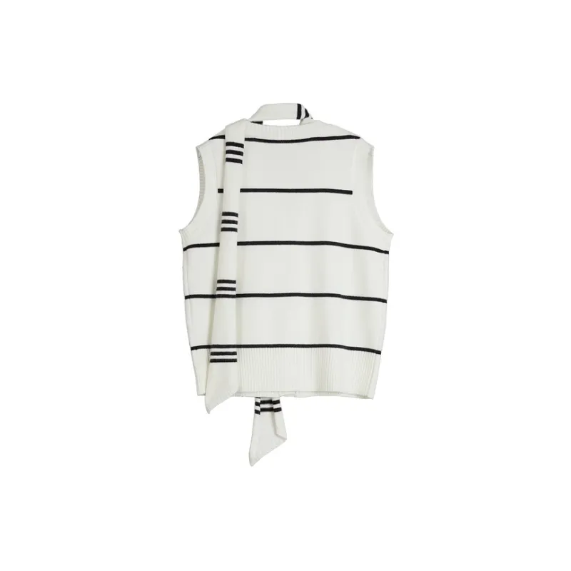 ELLE Sweater Women's Black White-1