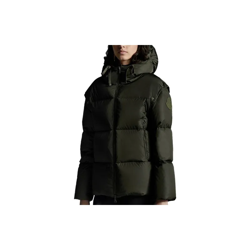 Moncler Down Jacket Women's Dark Green-1