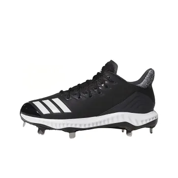 Adidas Icon Bounce Slip Resistant, Abrasion Resistant, Moisture Wicking Low Top Training Shoes Men's Black