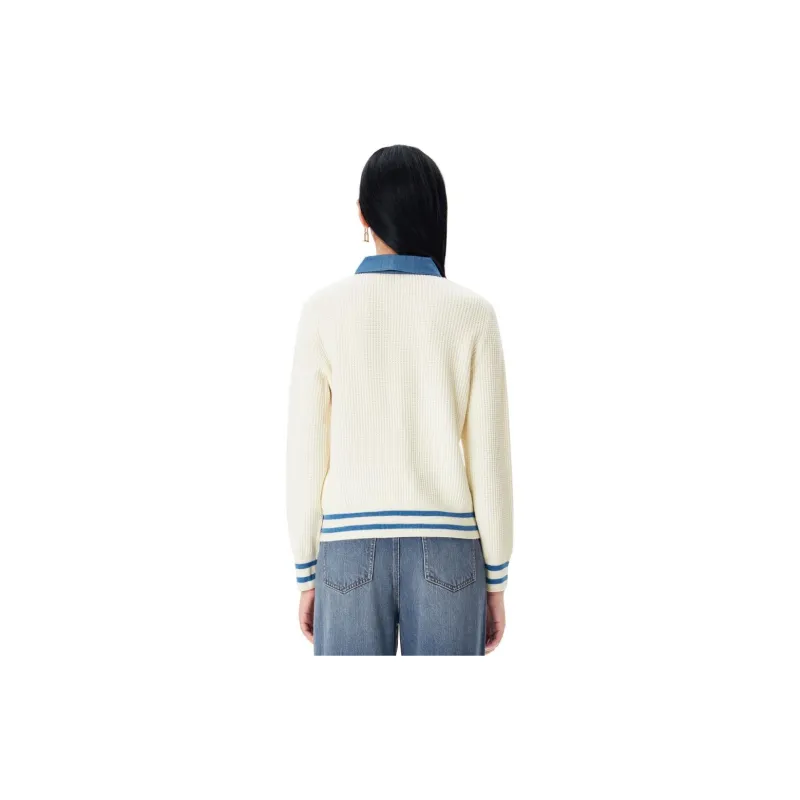 XII BASKET Sweater Women's Beige-1
