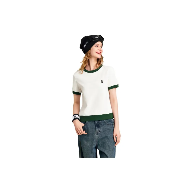 HAVVA T Shirts Women's White-2