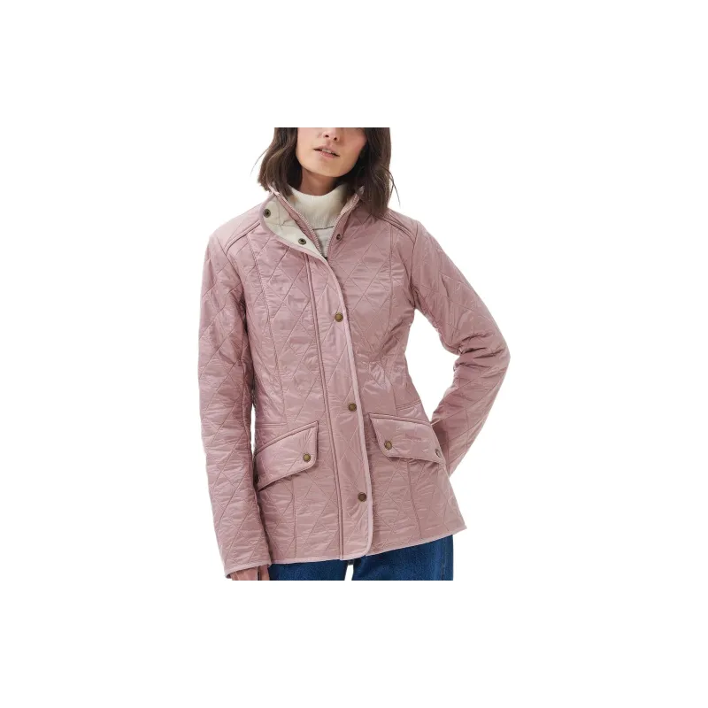 BARBOUR Barbour Cavalry Polarquilt Jackets Coats Women's Pink-1