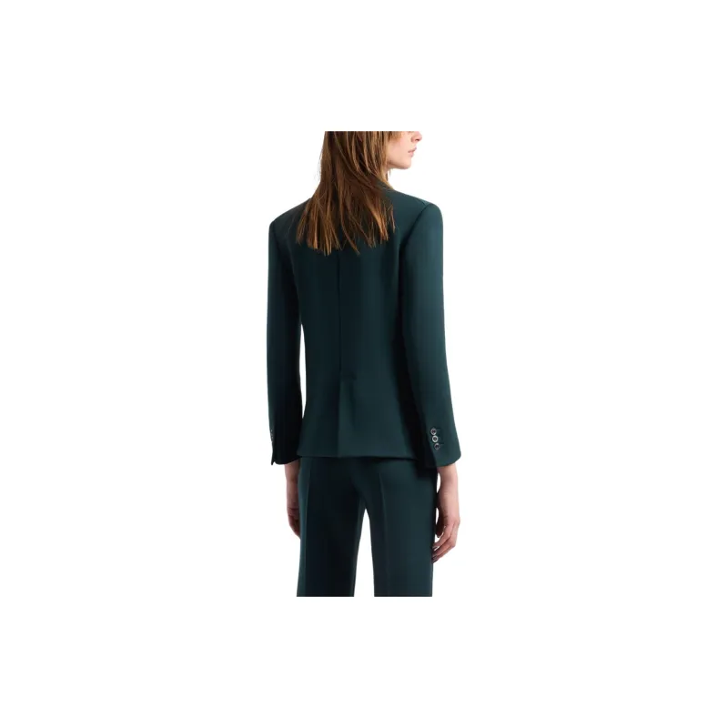GIORGIO ARMANI Double breasted Jacket In Stretch Double sided Wool-2