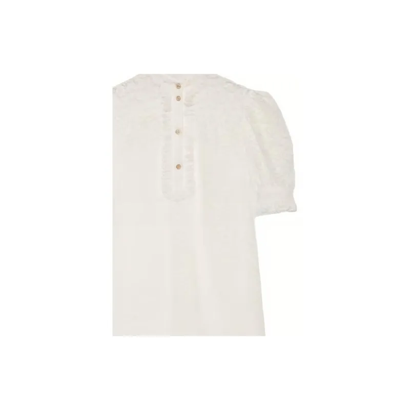 GUCCI Short Sleeved Dresses Women's White-1
