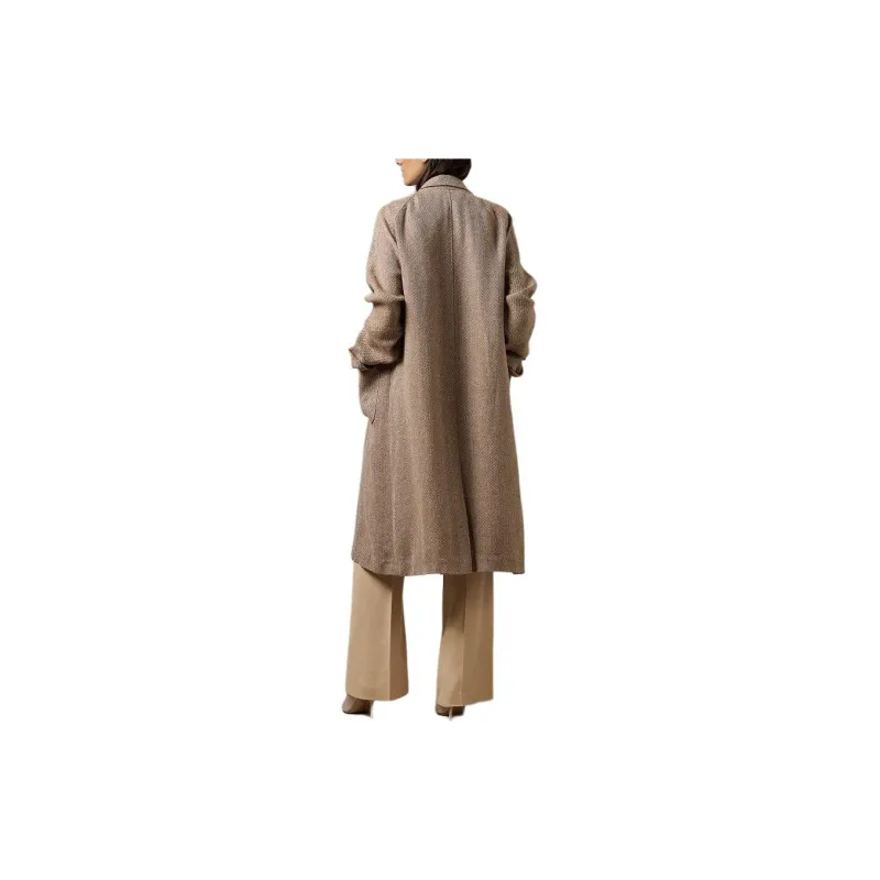 Ralph Lauren Collection SS24 Coats Women's Cream-2