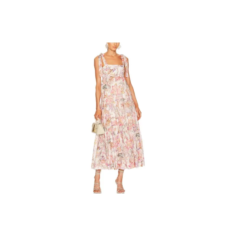 Zimmermann Sleeveless Dresses Women's Pearl Multicolor-1