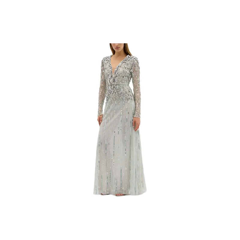 RACHEL GILBERT Rosa Crystal embellished Gown-2