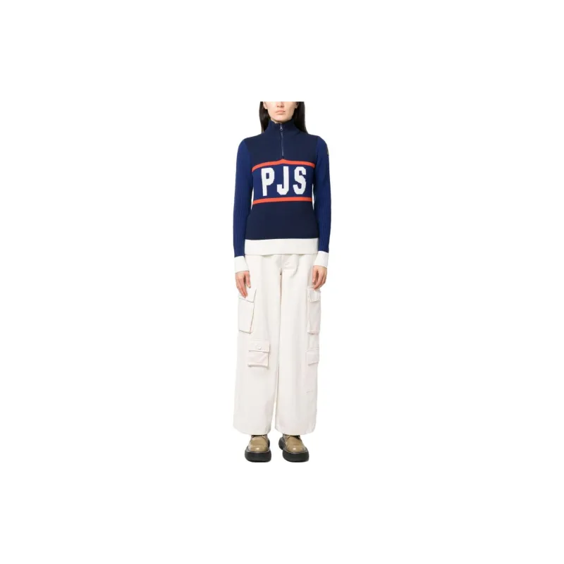 PARAJUMPERS Logo-print Wool Top-1