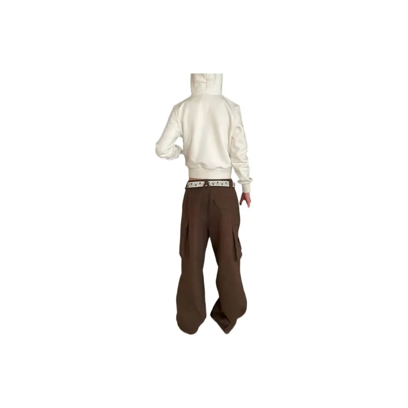 Fax Copy Express Casual Pants Women's Brown-2