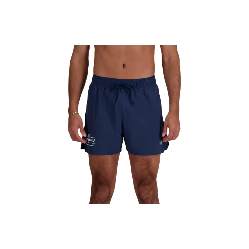 New Balance RBC Brooklyn Half RC Short 5' Casual Shorts Men's Marine Blue-3