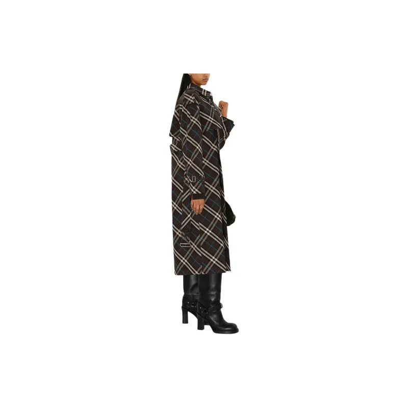 Burberry Nova check Trench Coat-3