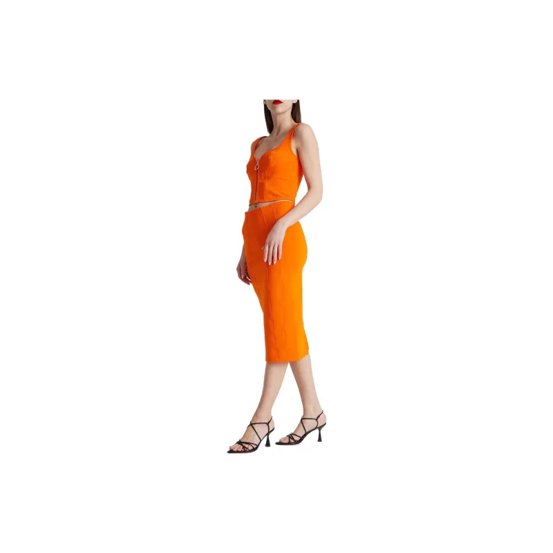 PINKO Tank Tops Women's Orange-3