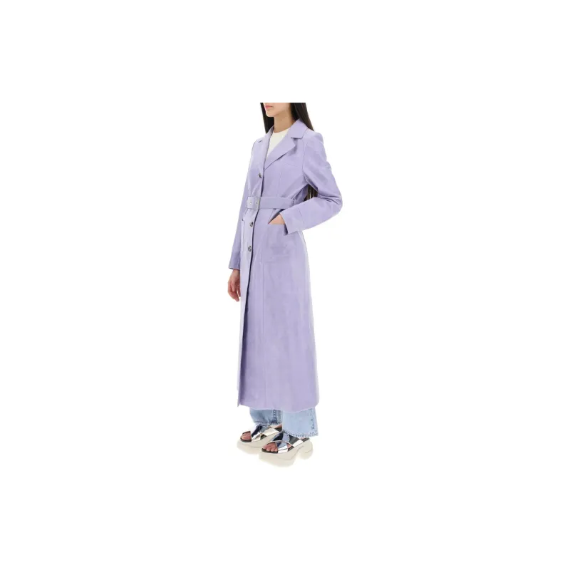 MARNI Trench Coats Women's Blue-1