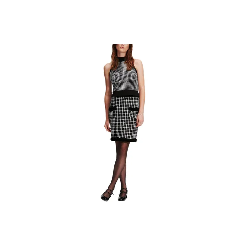 KARL LAGERFELD / Karl Lagerfeld Jeans Bouclé Two pocket Pencil Skirt-2