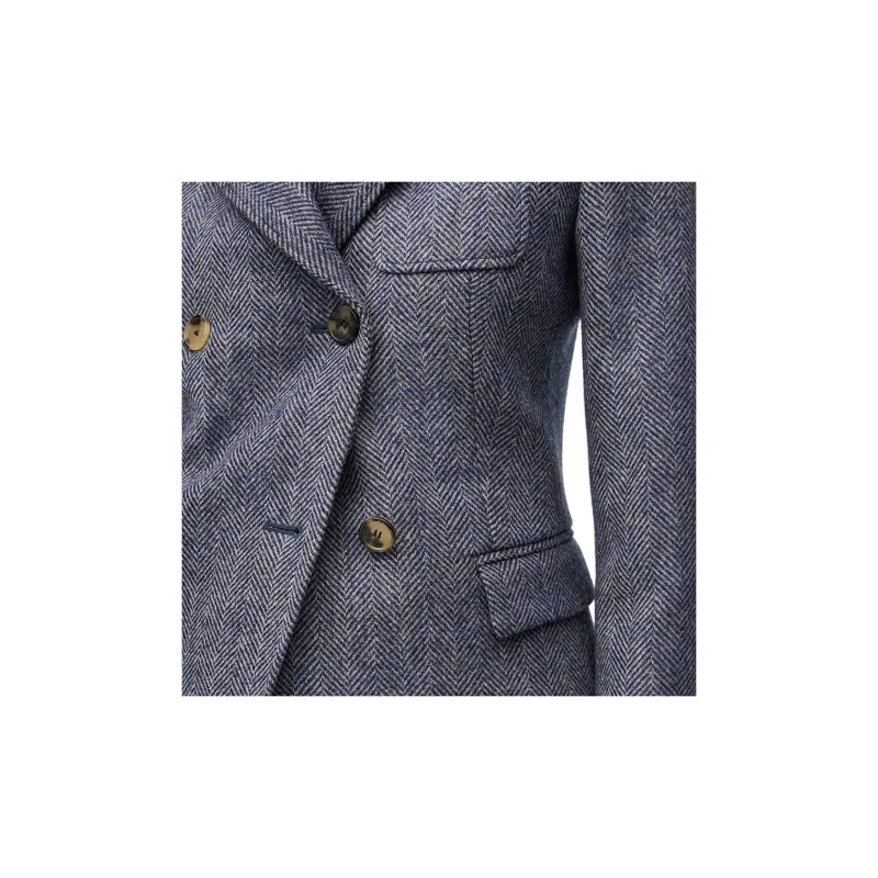 LOEWE Tailored Jacket 'Blue Melange'-4