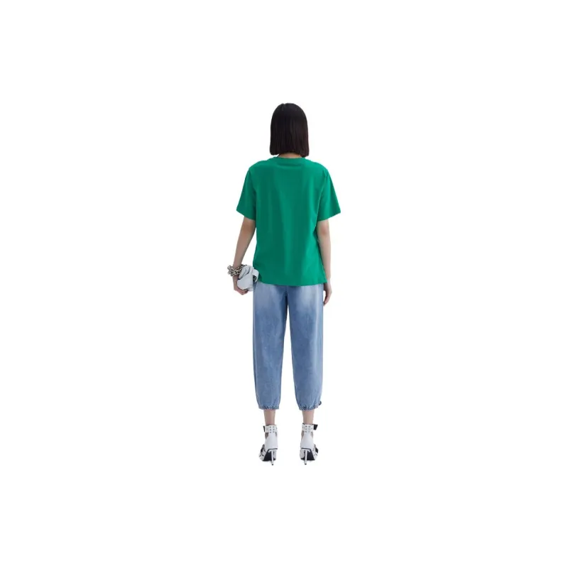 LOFT SHINE T Shirt Women's Green-2