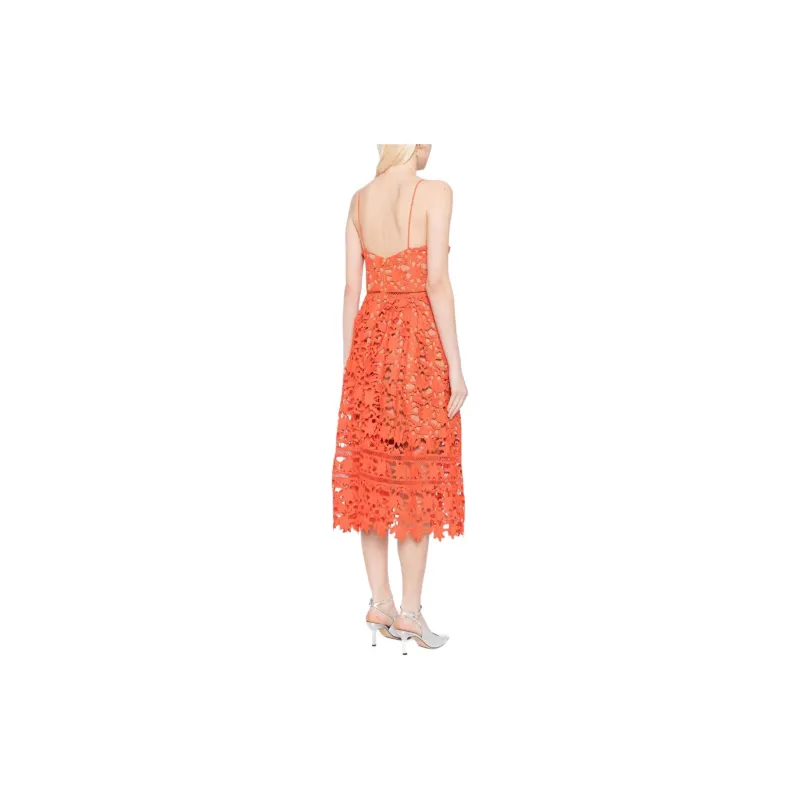 Self portrait Azaelea Laced Midi Dress-3