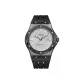 Black Case White Dial