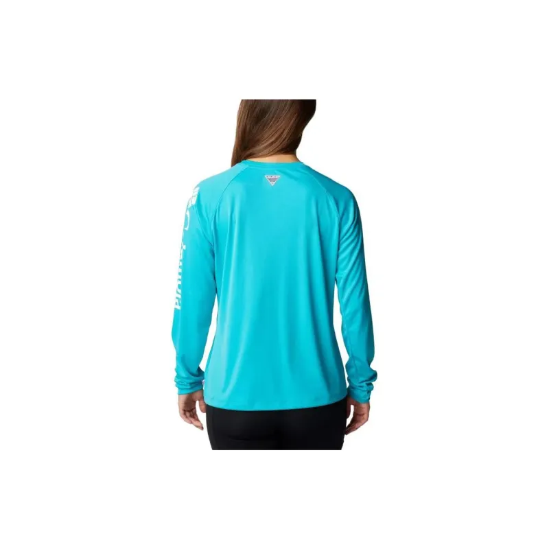 Columbia T-Shirts Women's Turquoise-2