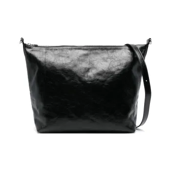 Marine Serre Moonogram embossed Leather Cross Body Bag