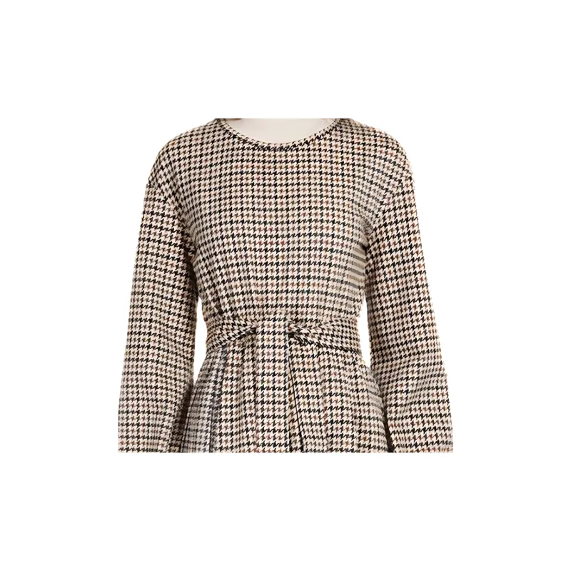 WEEKEND MaxMara Vetta Collection Long Sleeved Dresses Women's Camel-4