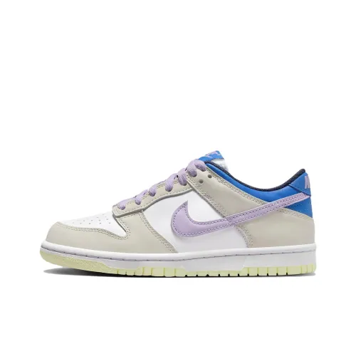 Nike Dunk Low Khaki Blue Pink GS