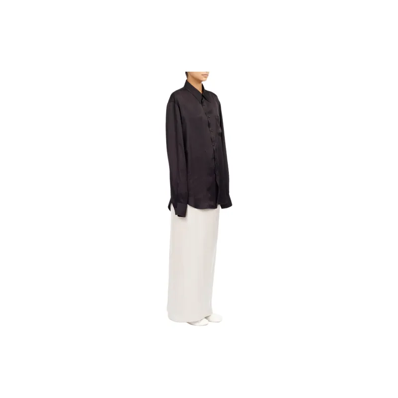 MM6 Maison Margiela Lining Look Two-way Slit-back Shirt-5