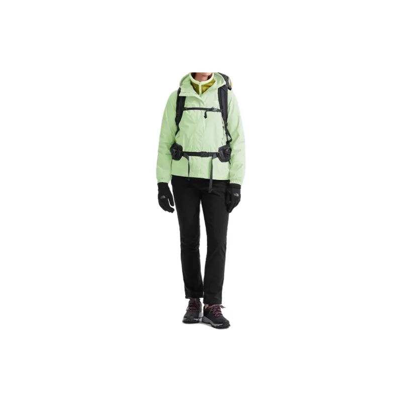 THE NORTH FACE Antora Outdoor Hiking Water Resistant Windproof Water Repellent Warm Windbreaker Jacket Women's Green-4