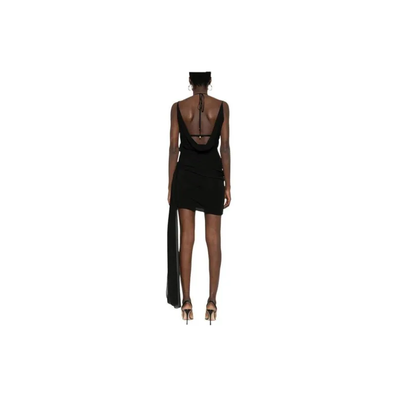Blumarine Butterfly-motif Silk Dress-2
