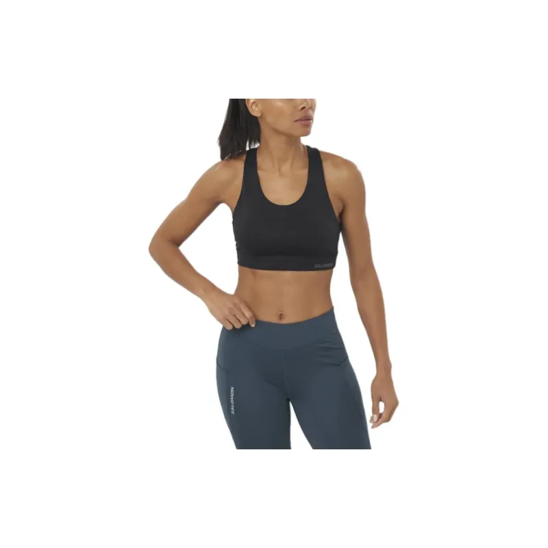 SALOMON CROSS RUN AdvancedSkin Sports Underwear Women's Pitch Black-1