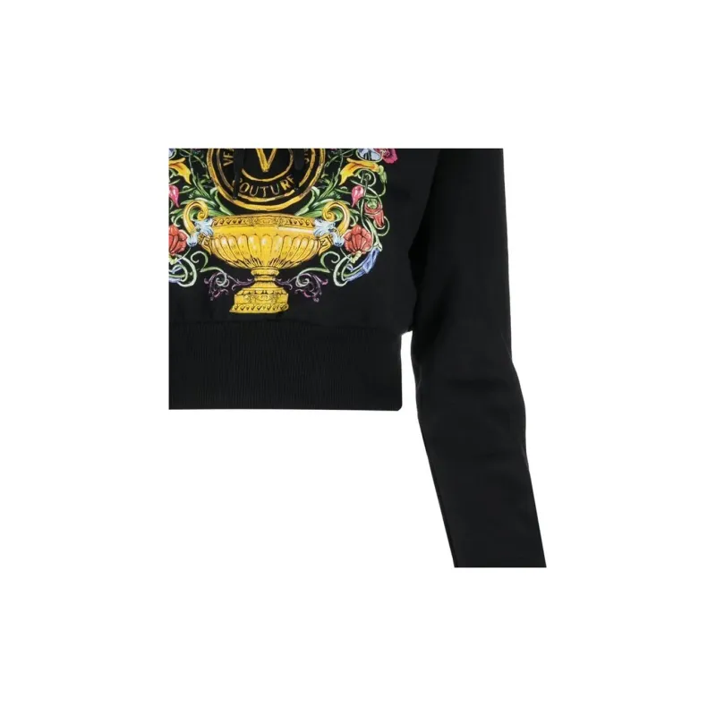 VERSACE JEANS COUTURE Sweatshirts Women's Black-4