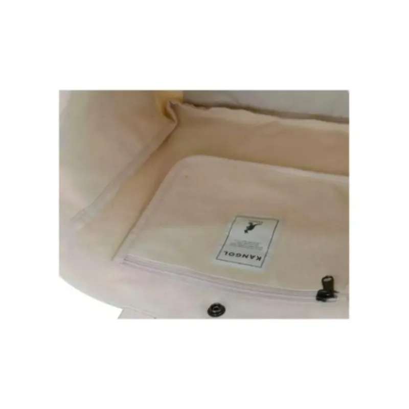 KANGOL Canvas Tote Bag Shopping Bag Shoulder Bag Crossbody Bag Handbag Regular Unisex White-4