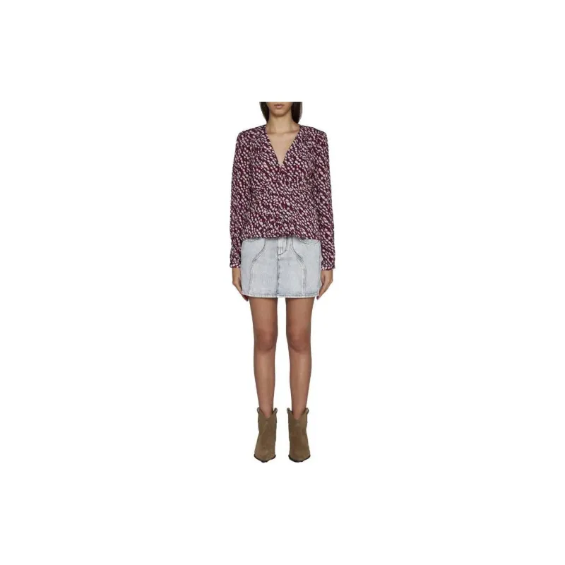 ISABEL MARANT ETOILE Denim Mini Skirt-2